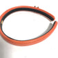 CHANEL Headband, CC Coco Mark, Hair Accessory, Leather Headband, Women's, Orange