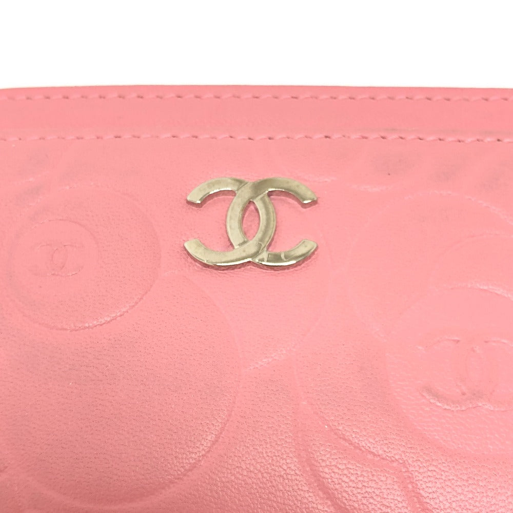 CHANEL カメリア マチ無し 名刺入れ カードケース ラムスキン レディース - brandshop-reference