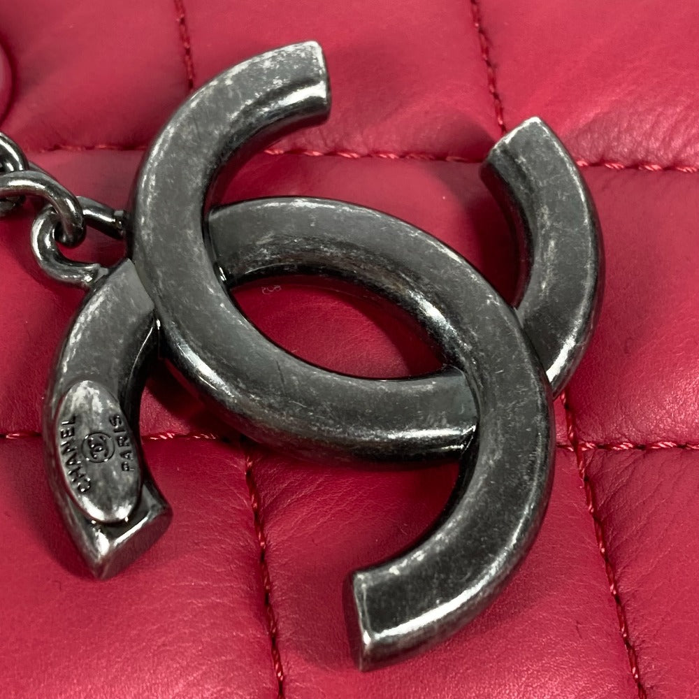 CHANEL ハンドバッグ ショルダーバッグ 肩掛け CC ココマーク マトラッセ キルティング 2WAYバッグ チェーン トートバッグ ラムスキン レディース ピンク