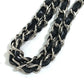 CHANEL Matelasse Chain Shoulder Bag, Tote Bag, Patent Leather, Women's, Black