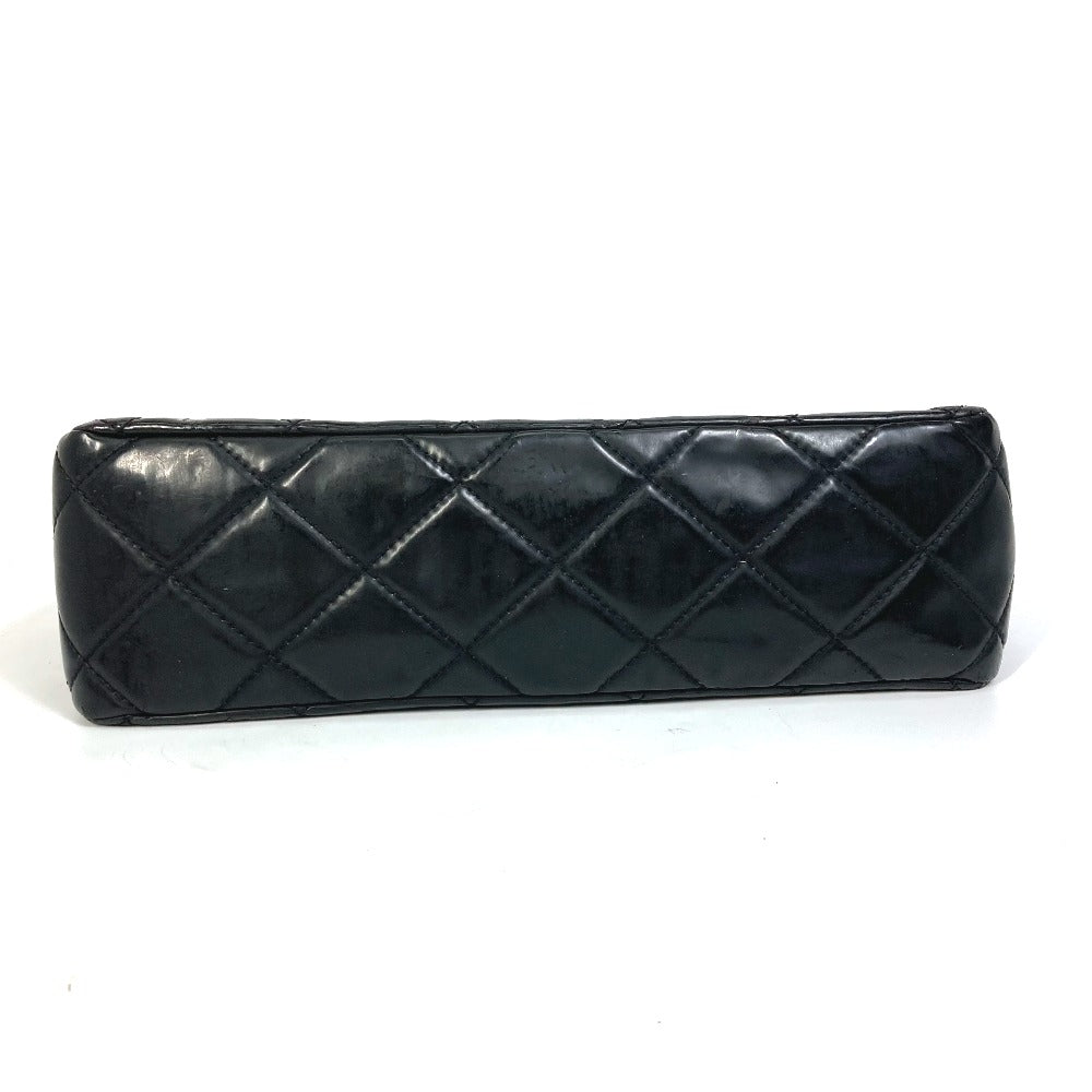 CHANEL Matelasse Chain Shoulder Bag, Tote Bag, Patent Leather, Women's, Black