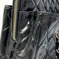 CHANEL Matelasse Chain Shoulder Bag, Tote Bag, Patent Leather, Women's, Black