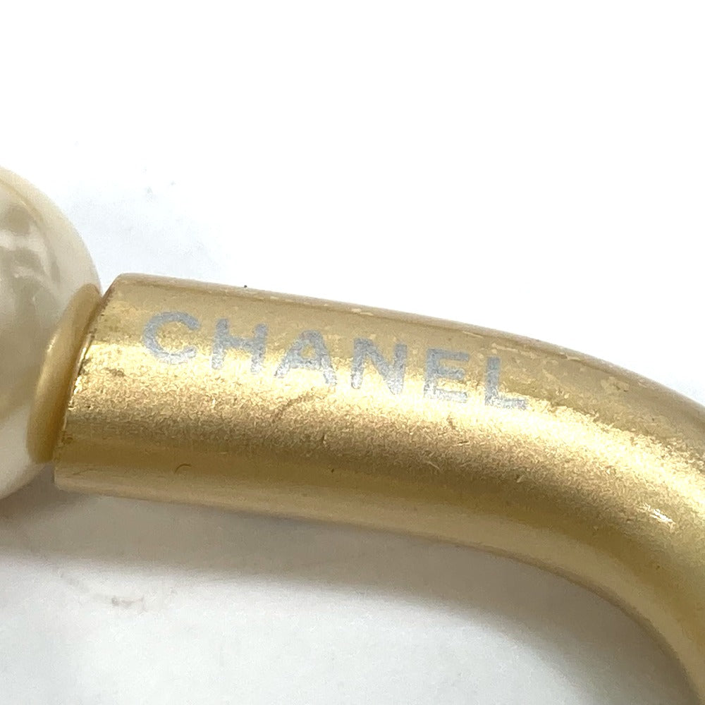 CHANEL 01C フェイクパール ズボン用ベルト ベルト レザー レディース ゴールド