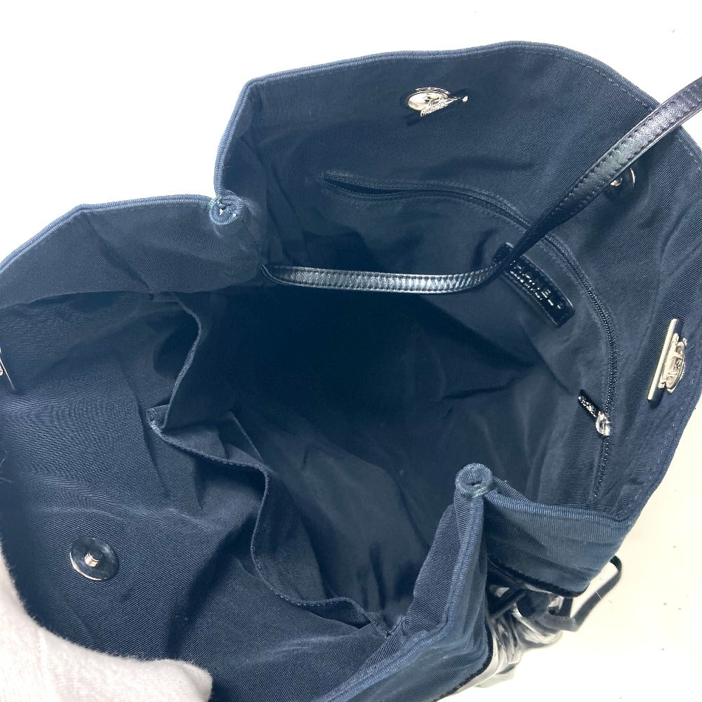 CHANEL 肩掛け トートバッグ カバン チェーン ショルダーバッグ トートバッグ エナメル レディース ブラック
