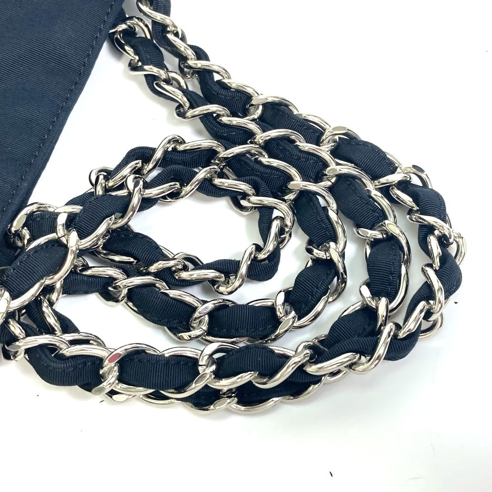 CHANEL 肩掛け トートバッグ カバン チェーン ショルダーバッグ トートバッグ エナメル レディース ブラック