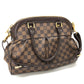 LOUIS VUITTON N51997 Damier Trevi PM Handbag, Unisex, Damier Canvas, Ebene Brown