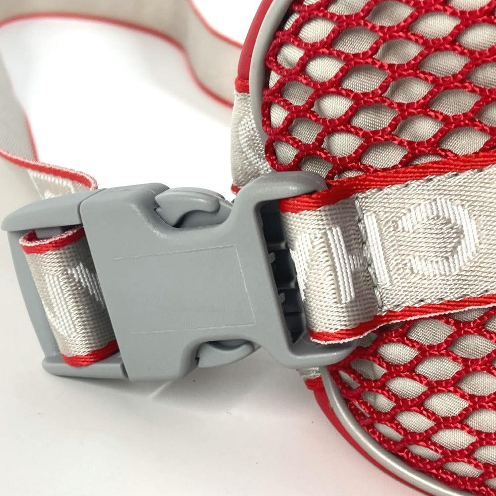 CHANEL スポーツ バイカラー ロゴ 筒形 肩掛け  ハンドバッグ ラバー レディース レッド - brandshop-reference