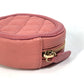 CHANEL Wallet, Round Coin Purse, Filigree CC Coco Mark, Caviar Leather, Pink, Women's