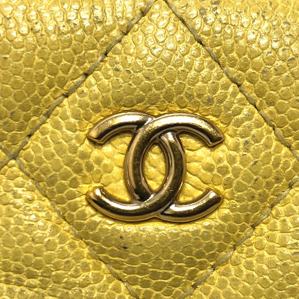 CHANEL マトラッセ ココマーク ミニ フラット ポーチ キャビアスキン レディース - brandshop-reference