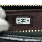 CHANEL AP2570 ココマーク マトラッセ クラシック ジップ カードケース コインケース 財布 ウォレット 小銭入れ コインケース キャビアスキン レディース ブラック - brandshop-reference