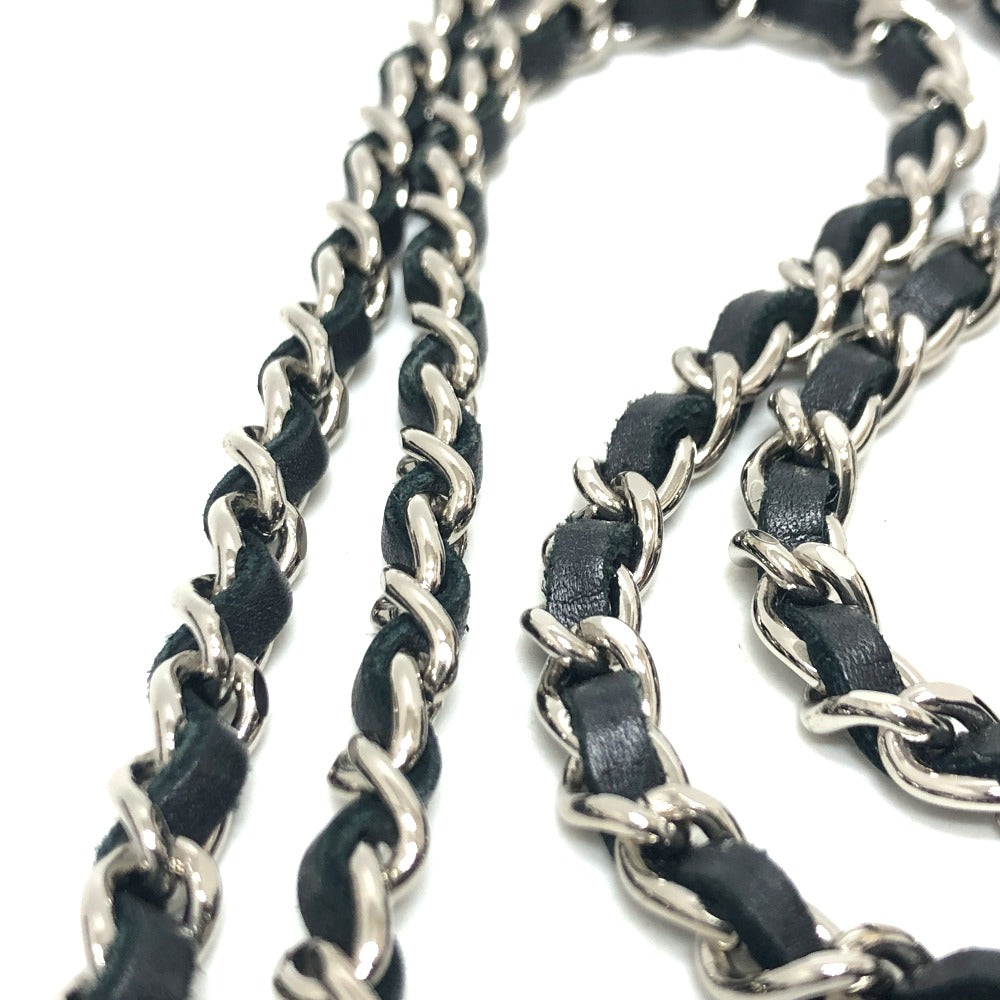 CHANEL ココマーク ポーチ チェーン ショルダーバッグ エナメル レディース ブラック - brandshop-reference