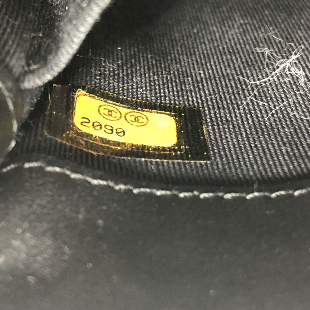 CHANEL ココマーク ポーチ チェーン ショルダーバッグ エナメル レディース ブラック - brandshop-reference