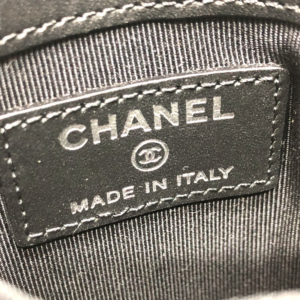 CHANEL ココマーク ポーチ チェーン ショルダーバッグ エナメル レディース ブラック - brandshop-reference