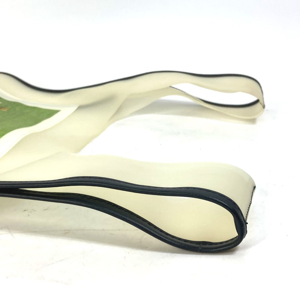 FENDI 7VA442 Banana Fruit FREEDOM Logo Eco Bag, Handbag, Vinyl, Women's, Clear