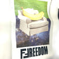 FENDI 7VA442 Banana Fruit FREEDOM Logo Eco Bag, Handbag, Vinyl, Women's, Clear