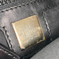FENDI Crossbody Bag with Logo and Metal Plate, Pochette, Sacoche, Shoulder Bag, Nylon, Men's, Black