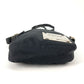 FENDI Crossbody Bag with Logo and Metal Plate, Pochette, Sacoche, Shoulder Bag, Nylon, Men's, Black