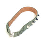 FENDI Studded Waist Belt, Leather Pants Belt, Women's, Khaki