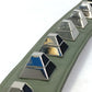 FENDI Studded Waist Belt, Leather Pants Belt, Women's, Khaki