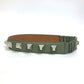 FENDI Studded Waist Belt, Leather Pants Belt, Women's, Khaki