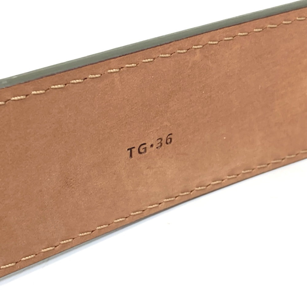 FENDI Studded Waist Belt, Leather Pants Belt, Women's, Khaki
