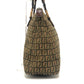 FENDI ズッカ柄 ズッキーノ柄 カバン 編み込みハンドル トートバッグ ハンドバッグ キャンバス レディース カーキ