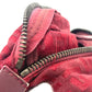 FENDI Zucca Pattern Mini Bag Handbag Logo Vintage Canvas Women's Red