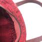 FENDI Zucca Pattern Mini Bag Handbag Logo Vintage Canvas Women's Red