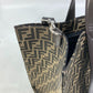 FENDI 7VA390 Zucca Crossbody Shopping Bag, 2-Way Shoulder Bag, Handbag, Tote Bag, Canvas/Leather, Men's, Brown