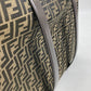 FENDI 7VA390 Zucca Crossbody Shopping Bag, 2-Way Shoulder Bag, Handbag, Tote Bag, Canvas/Leather, Men's, Brown