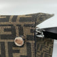 FENDI 7VA390 Zucca Crossbody Shopping Bag, 2-Way Shoulder Bag, Handbag, Tote Bag, Canvas/Leather, Men's, Brown