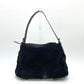 FENDI マンマバケット カバン バッグ 肩掛け ハンドバッグ ファー レディース ブラック - brandshop-reference