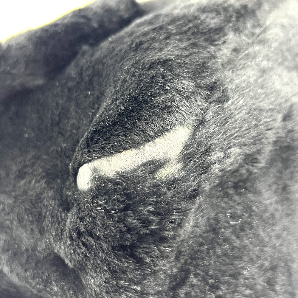 FENDI マンマバケット カバン バッグ 肩掛け ハンドバッグ ファー レディース ブラック - brandshop-reference