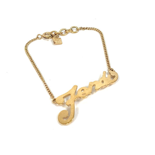 FENDI Accessories Bracelet Logo Bracelet Metal Women's Gold