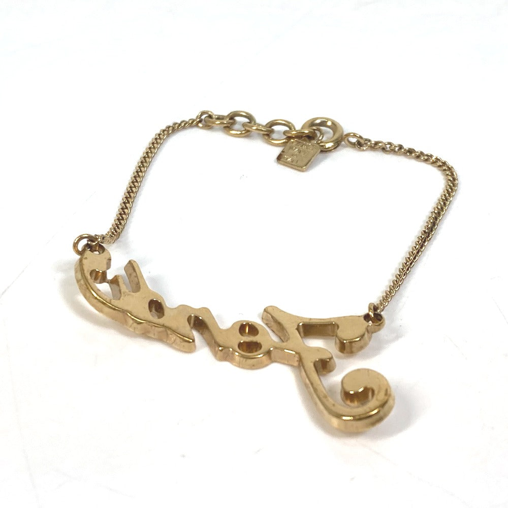 FENDI Accessories Bracelet Logo Bracelet Metal Women's Gold