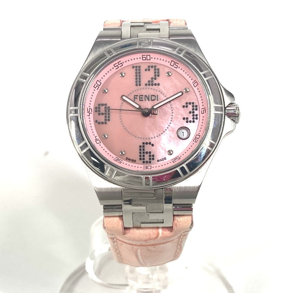 FENDI 4600M ハイスピード ウォッチ レディースウォッチ 腕時計 レザー レディース ピンク - brandshop-reference