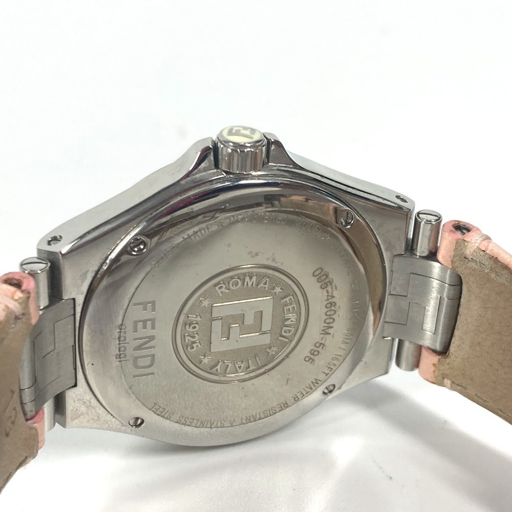 FENDI 4600M ハイスピード ウォッチ レディースウォッチ 腕時計 レザー レディース ピンク - brandshop-reference