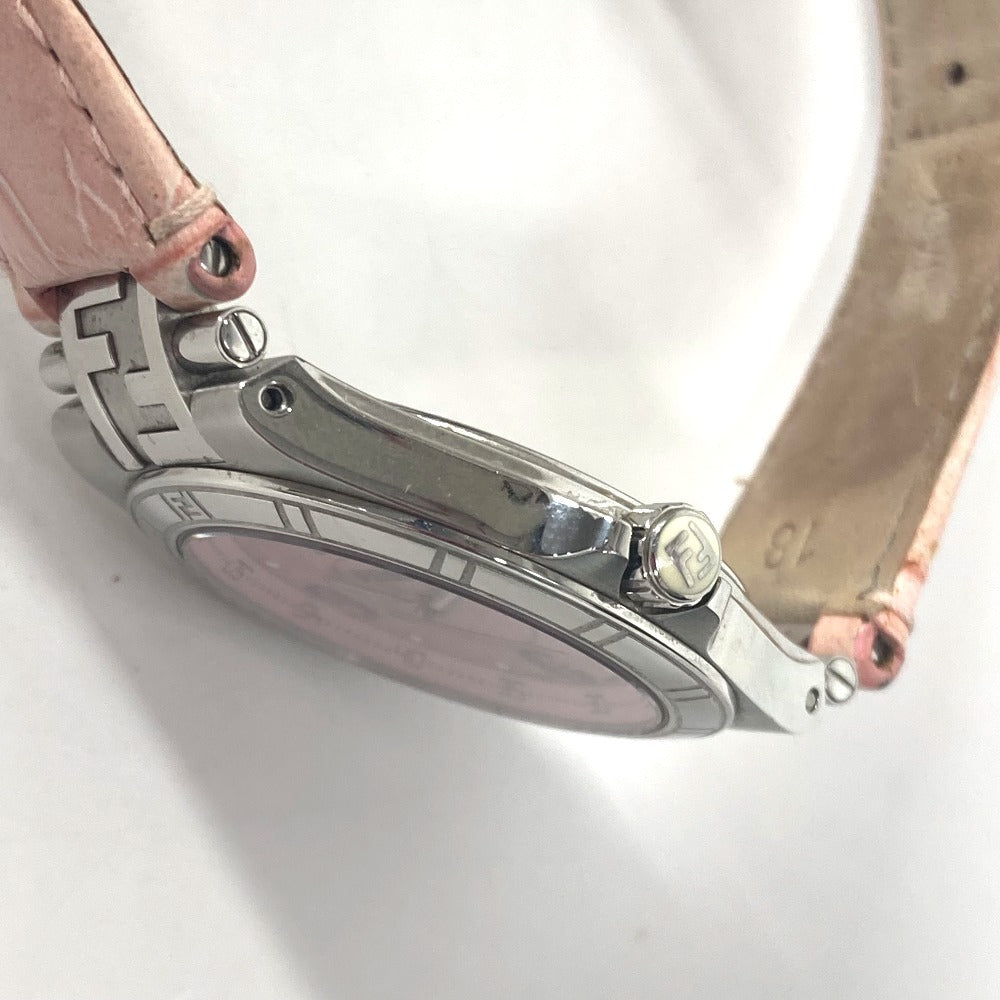 FENDI 4600M ハイスピード ウォッチ レディースウォッチ 腕時計 レザー レディース ピンク - brandshop-reference