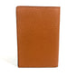 Fendi Logo Pasport Cover Stationery Passport Case Leather Unisex Brown