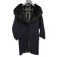 FENDI Women's Apparel Cashmere Fur Coat Black