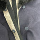 FENDI Women's Apparel Cashmere Fur Coat Black