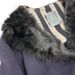 FENDI Women's Apparel Cashmere Fur Coat Black