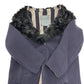 FENDI Women's Apparel Cashmere Fur Coat Black