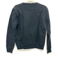 FENDI FY0944 Sequin Logo Patch Sweatshirt, Cotton, Women's, Black
