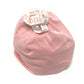 FENDI Kids Striped Baby Romper, Bib, and Hat Set, Cotton, Pink