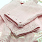 FENDI Kids Striped Baby Romper, Bib, and Hat Set, Cotton, Pink