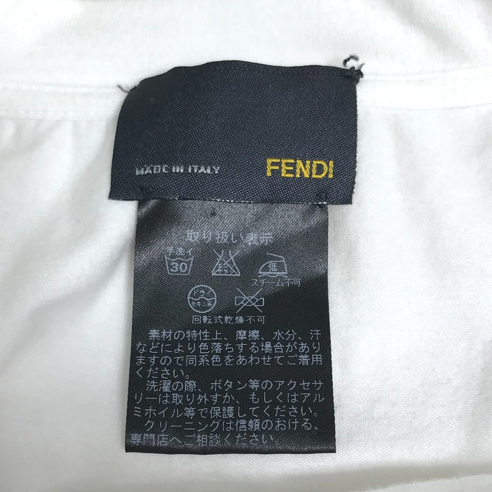 FENDI FY5058 袖 ロゴ リボン トップス アパレル シャツ カットソー 半袖Ｔシャツ コットン レディース - brandshop-reference