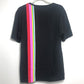 Fendi FY0936 Rainbow Logo Tops Apparada de manga corta T -Moda de algodón