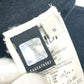 FENDI FS7034 Logo Stone Detail Long Sleeve Cotton Sweatshirt for Men, Black