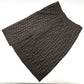 FENDI Zucca wool skirt, women's, brown